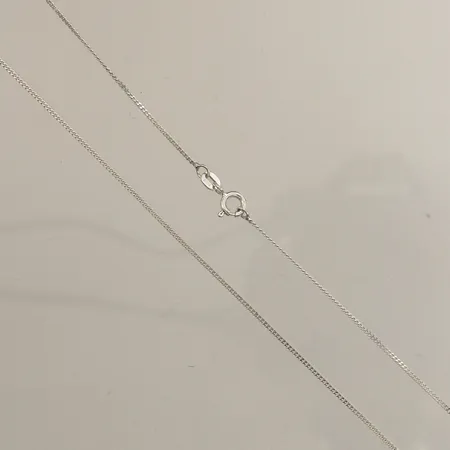 Kedja Pansar, längd 43cm, bredd 1mm, silver 925/1000 Vikt: 1,8 g