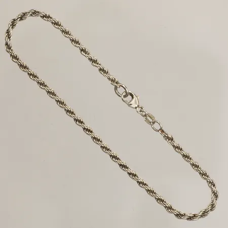 Armband Cordell, längd 19,5cm, bredd 2,5mm, 925/1000 silver  Vikt: 4 g