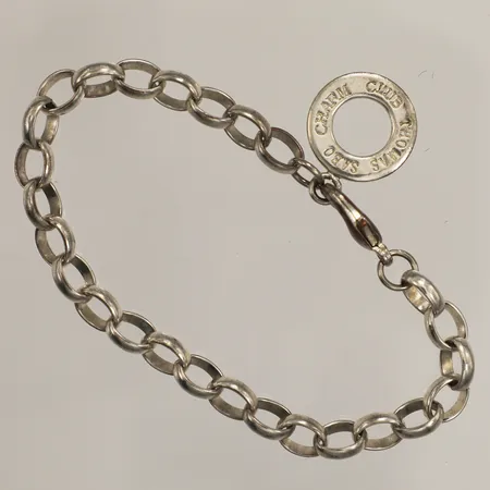 Armband Thomas Sabo, Charm-club, längd 19,5cm bredd 6,3mm, utbytt lås i metall, 925/1000 silver Vikt: 9,8 g