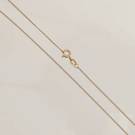 Kedja Pansar, längd 44cm, bredd 0,9mm, 18K Vikt: 1,5 g