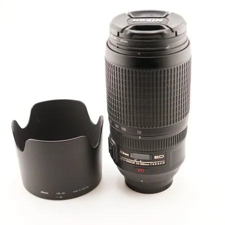 Objektiv, Nikon AF-S VR 70-300mm, F/4,5-5,6, originalbox