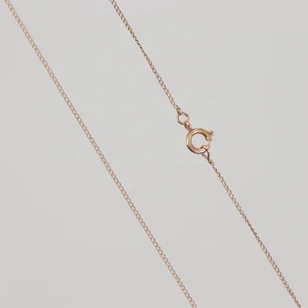 Kedja Pansar 51cm, bredd 1mm, mindre ojämnheter, 18K,  Vikt: 1,6 g