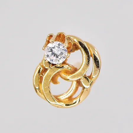 Ett udda örhänge utan snurrebuss, 18K