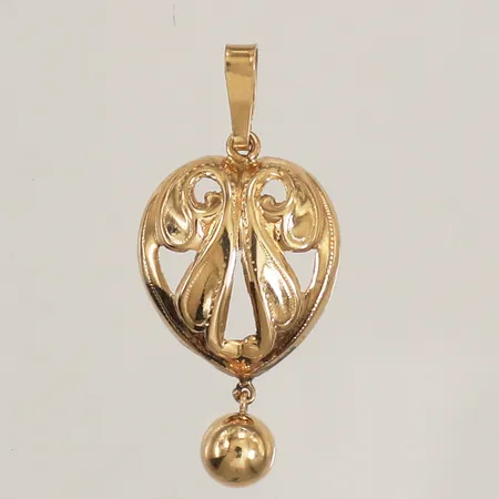 Hänge, längd 40mm, bredd 13mm, 18K Vikt: 1 g