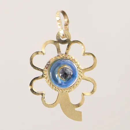 Hänge, 20X13mm, 14K  Vikt: 0,5 g