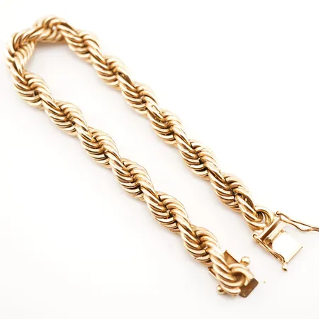 Armband, cordell, 19cm, bredd 7,5mm, 18k Vikt: 45,8 g