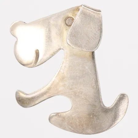 Brosch, längd: 34mm, bredd: 36mm, Mexico, 925/1000 silver Vikt: 7,2 g