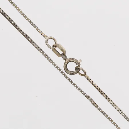 Kedja, Venezia, längd: 46cm, bredd: 1mm, 925/1000 silver Vikt: 2,2 g