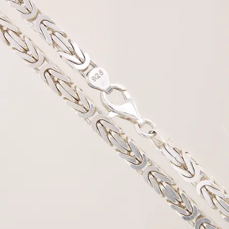 Kedja Kejsarlänk, längd 66cm, bredd 5,5mm, silver 925/1000 Vikt: 110,7 g