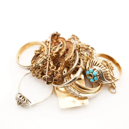 Diverse guld, 18k Vikt: 40,4 g