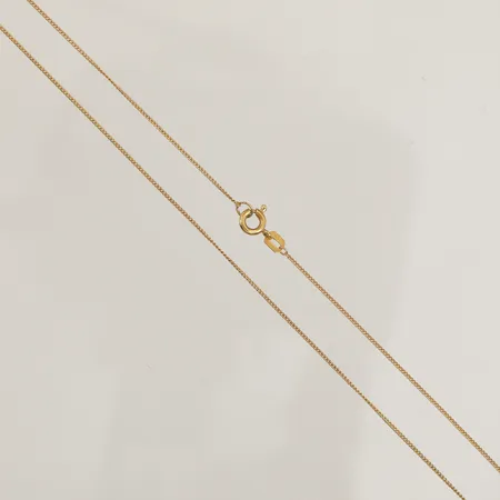 Kedja Venezia, längd 42cm,  bredd 0,7mm, 18K  Vikt: 1,3 g