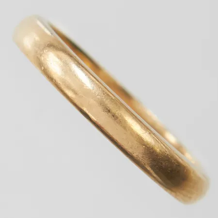 Ring slät, stl 16½, bredd 3mm, gravyr, 18K Vikt: 3,1 g