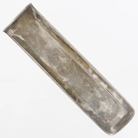 Löst handtag, svensk importstämpel, buckligt, gravyr, silver Vikt: 11,4 g