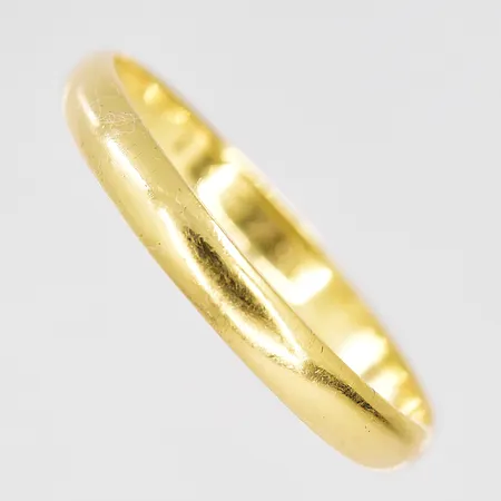 Ring stl 20, bredd 3mm, gravyr, 18K Vikt: 2,5 g