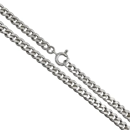 Halskedja Pansar, silver 830/1000, längd 51 cm, bredd 4,2 mm, ESM Svedboms  Vikt: 20,8 g