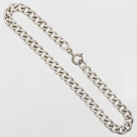 Armband, rundad pansar, längd: 21cm, bredd: 5,5mm, Svedboms Guldsmeds AB, Vetlanda, 830/1000 silver Vikt: 13,6 g
