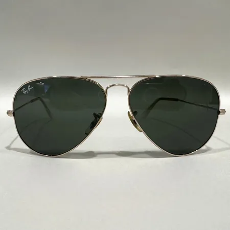 Solglasögon, Ray-Ban L0206 Aviator Pilot, 58¤14, 3N, bruksslitage, repigt glas, fodral