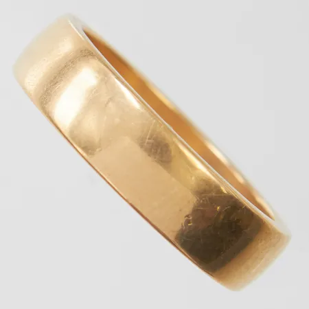 Ring slät, stl20¼, bredd 6mm, 18K Vikt: 11,7 g