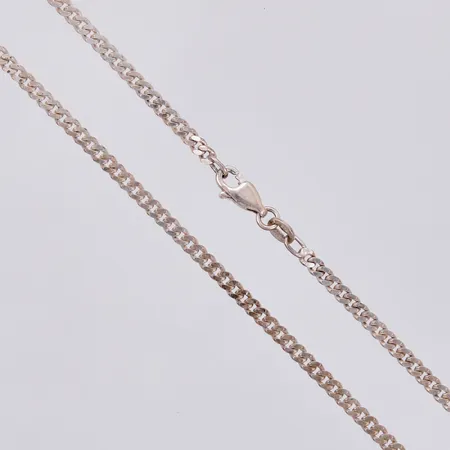 Kedja Pansar längd: ca 60cm bredd: ca 3mm 925/1000 silver Vikt: 11,4 g