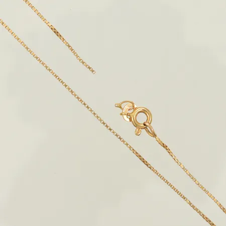 Halskedja venezia, defekt, 18K, 2,4g Vikt: 2,4 g