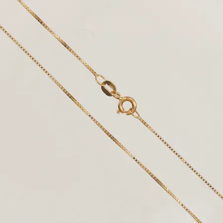 Kedja Venezia, längd 38cm, bredd 0,7mm, 18K Vikt: 1,8 g