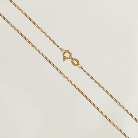 Kedja Pansar, längd 49,5cm, bredd 1,2mm, 18K Vikt: 3 g