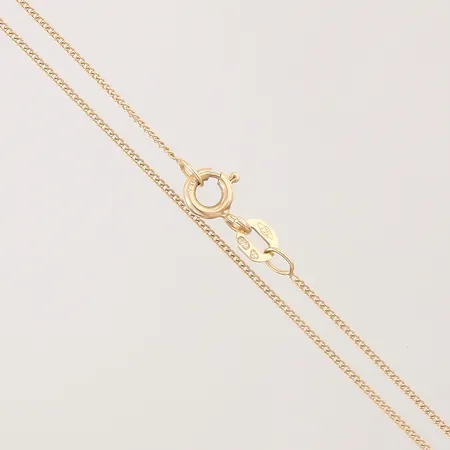 Kedja Pansar, längd 38cm, bredd 0,8mm, Balestra, 18K Vikt: 1,2 g