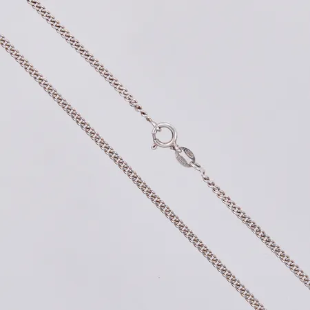 Kedja Pansar längd: ca 51cm bredd: ca 2mm GHA 925/1000 silver  Vikt: 5,6 g