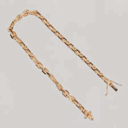 Armband Ankar 18cm, bredd 4,2mm, Köping år 1964, 18K Vikt: 14,6 g