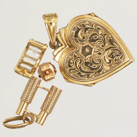 Diverse guld, defekt, 18K Vikt: 6,3 g