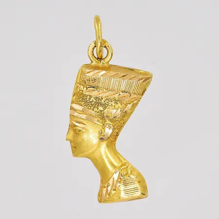 Hänge Nefertiti, längd 25mm, ihålig, 18K Vikt: 1,6 g