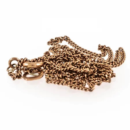 Defekt kedja i 9K guld. Vikt: 2,0g. 