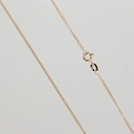 Kedja Pansar 49,5cm, bredd 1,2mm, GHA, 18K,  Vikt: 3 g