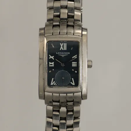 Armbandsur Longines Dolce Vita, quartz, 22x33mm, referensnummer L5.502.4, serie nummer 28868314, länk i stål, längd 20cm, viklås, repig, inga övriga tillbehör