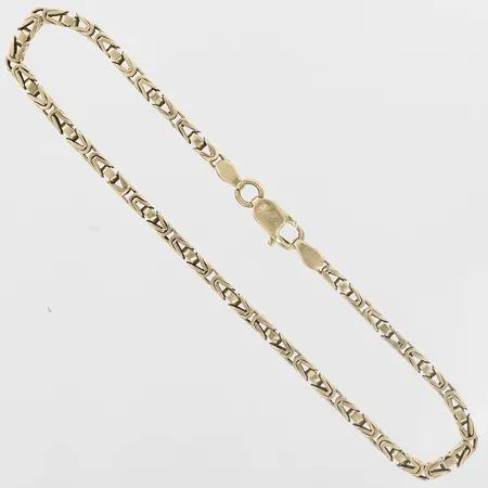 Armband, Kejsarlänk, längd: 20,5cm, bredd: 2,5mm, 18K guld Vikt: 8,7 g