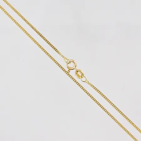 Kedja pansar 50cm , bredd 1,2mm, 14K Vikt: 2,6 g