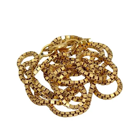 Halskedja Venezia, 18K guld, defekter Vikt: 4,7 g