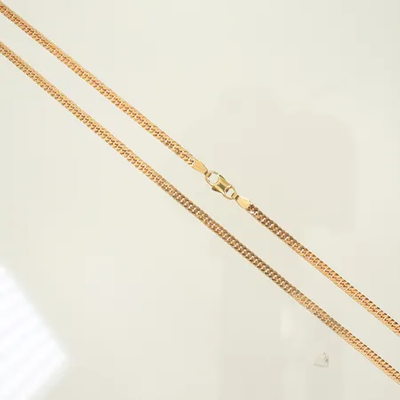 Halskedja pansar, längd 60cm, bredd 3mm, 18K, 17,6g Vikt: 17,6 g