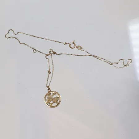 Diverse guld, Halskedja, hänge, defekt, 18K Vikt: 3,4 g