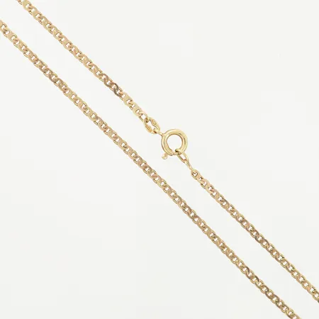 Kedja manglad Pansar 51cm, bredd: 2mm, 18K Vikt: 5,3 g