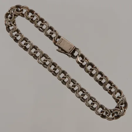 Armband Bismarck, 18,5cm, bredd:7mm, 830/1000 Silver 11,9g.