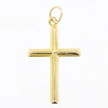 Hänge kors, 14x21mm, 18K Vikt: 0,7 g