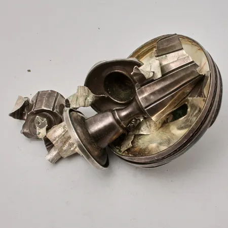 Diverse defekt silver, 830/1000, vikt 166g.