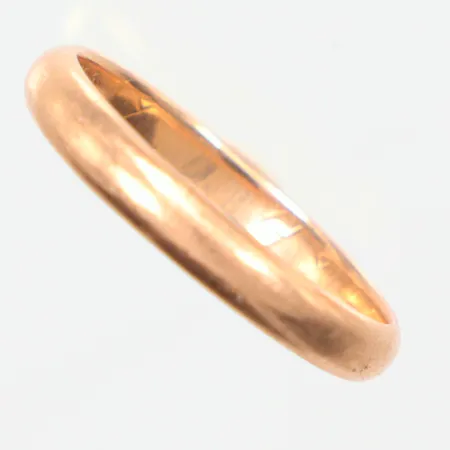 Ring slät Ø22mm gravyr, 14k  Vikt: 5 g