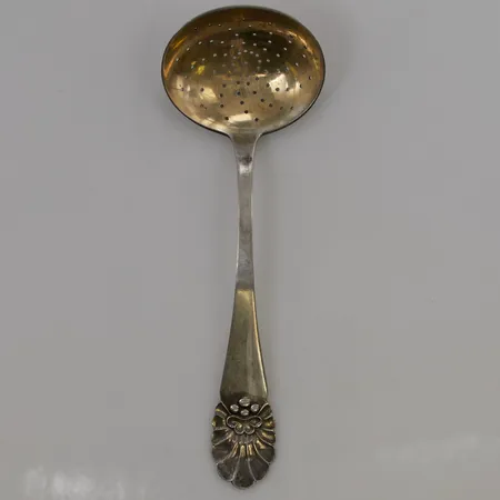Strösked, 16,5cm, delvis förgylld, 830/1000 Silver 37,8g.