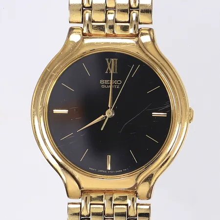 Herrur Seiko Ø34mm quartz stål bruksslitage 