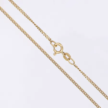 Halskedja pansarlänk Balestra 51cm bredd 2mm 18K  Vikt: 4,8 g