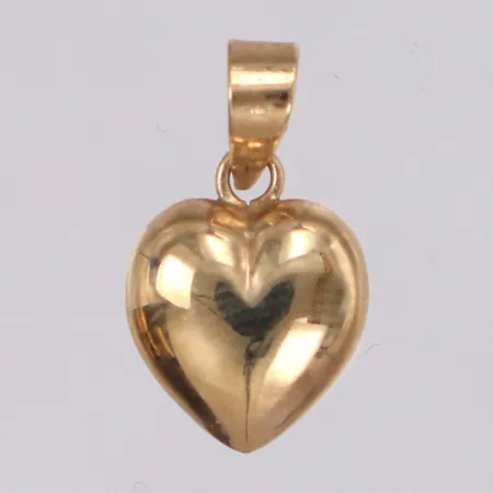 Hänge, hjärta, längd 13mm, 9K Vikt: 0,2 g