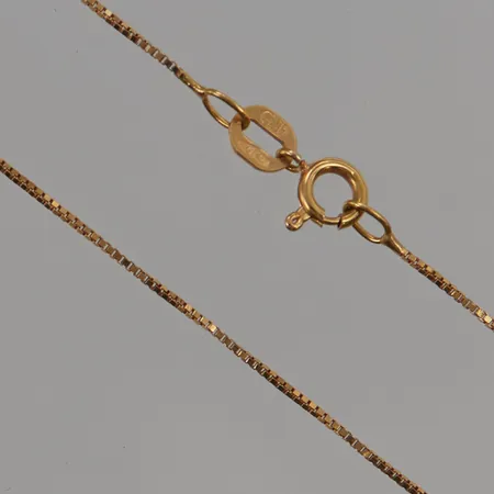 Kedja Venezia 36cm, bredd:0,6mm, 18K 1,2g.