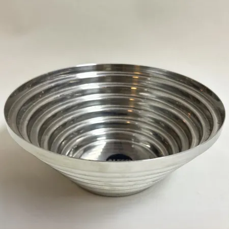 Fruktskål Alessi Italy, höjd 9cm, Ø20cm, stål